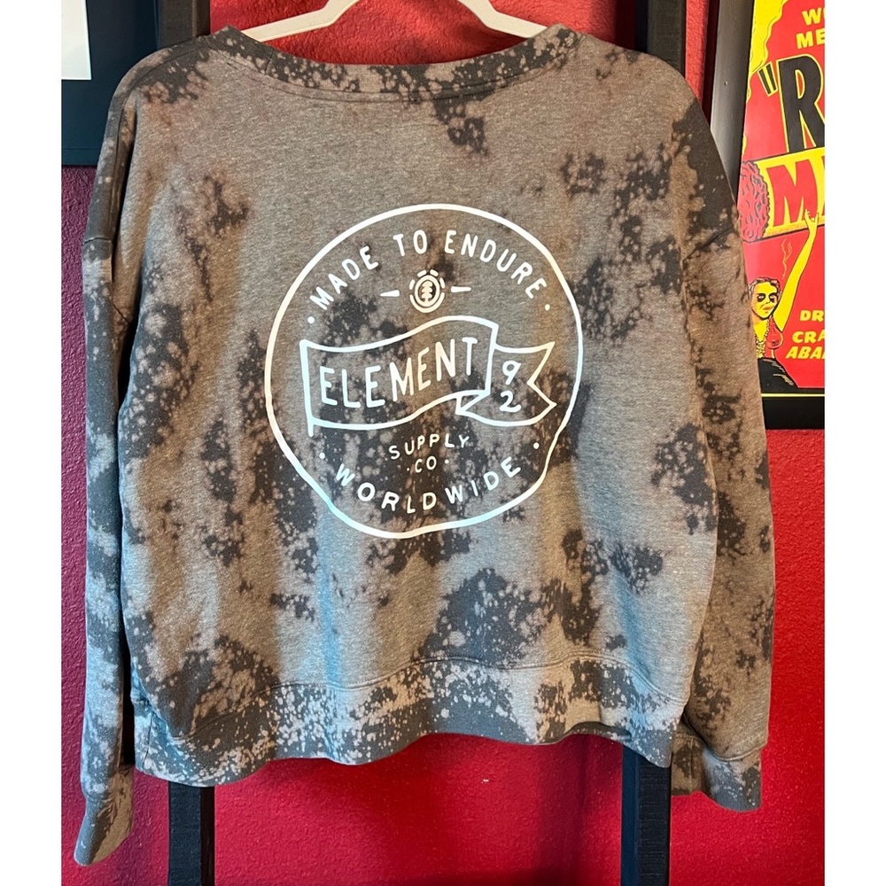 Element Eden skateboard brand Cropped crew neck XS